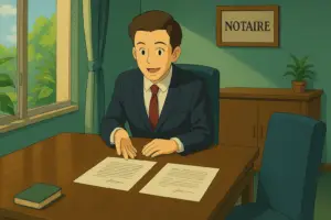 Acte notarié Cyril Lacaze Notaire Biarritz